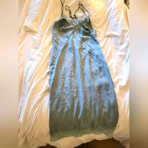 Satin slip dress